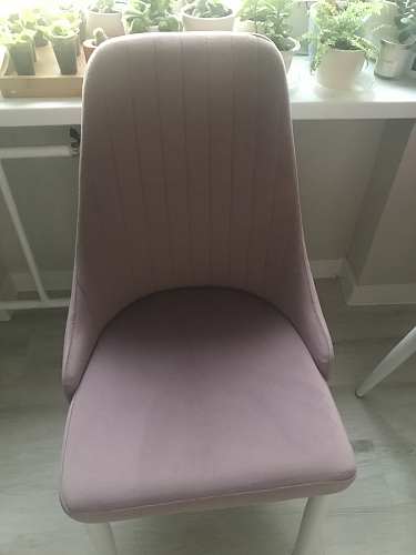 Стул на металлокаркасе Kora beige / black фото покупателя 486